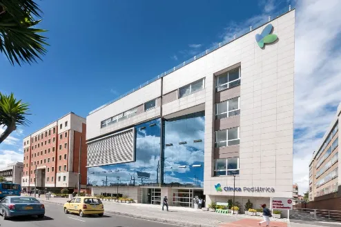 Clínica Pediátrica Reina Sofía en Bogotá, centro de salud infantil con servicios médicos avanzados.